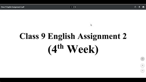 Class 9 Week 2 English Assignment Answer 2022 的图像结果
