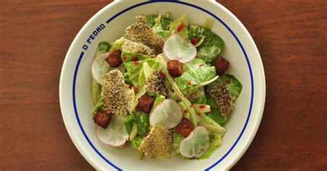 Goan Caesar Salad recipe by Chef Hussain Shahzad of O Pedro
