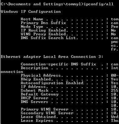 Cmd IP Address Code 的图像结果