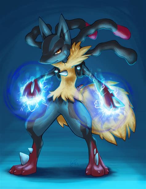 mega lucario | Tumblr | Image de pokemon, Pokemon art, Fan art pokemon