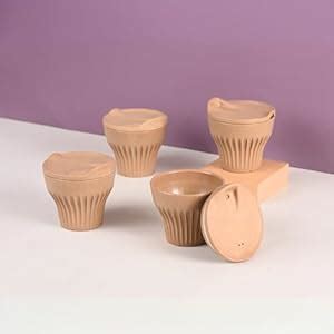Buy Eha Earth Friendly Rafter Coffee Mug with Lid | Tea Cup Set | 250 ...