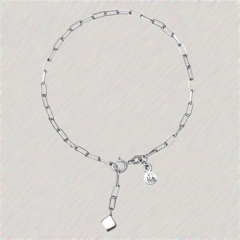 Cube Silver Charmholder Bracelet