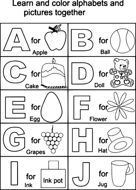 Abc Worksheets For Kindergarten Printables