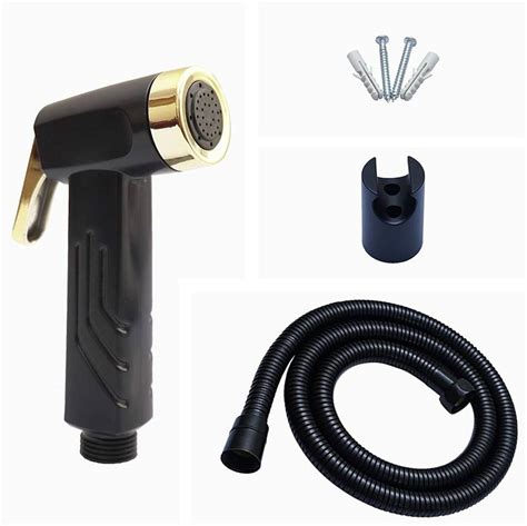 PESCA Black-Gold Jet Spray for Toilet Shower Bathroom Faucet Set Price ...