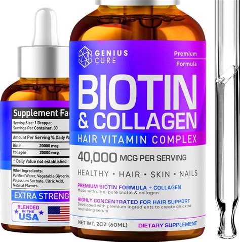 Genius Biotin & Collagen Hair Growth Drops - Healthy Nepal | Ubuy