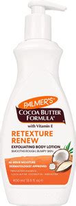 PALMER'S Cocoa Butter Retexture Renew Exfoliating Body Lotion - Price ...