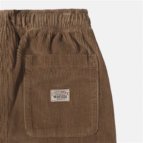 Stussy Wide Wale Cord Beach Pant (Copper) - 116567-COP - Consortium