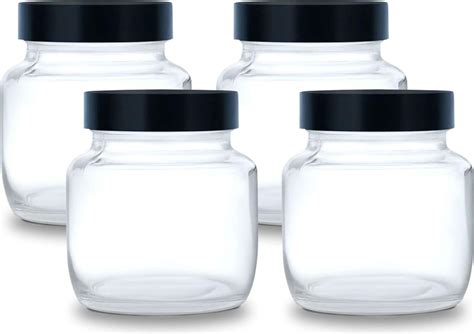 Buy CROCO JAR glass | Round Jar 250 ml | for Storage Kitchen ...