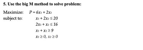 Big M Method Minimization Problem 的图像结果