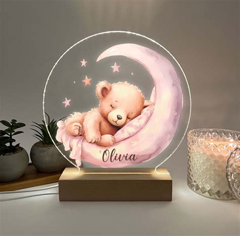 Teddy Bear Night Light Night Light for Kids Room, Nursery Night Light ...