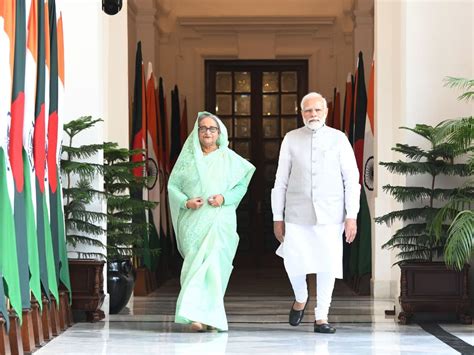 India Bangladesh signs MoUs during Bangladesh PM visit to India