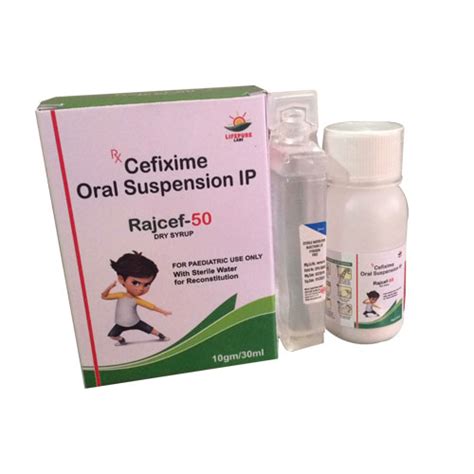 Rajcef-50 Dry Syrup LifePure Labs Pvt. Ltd.
