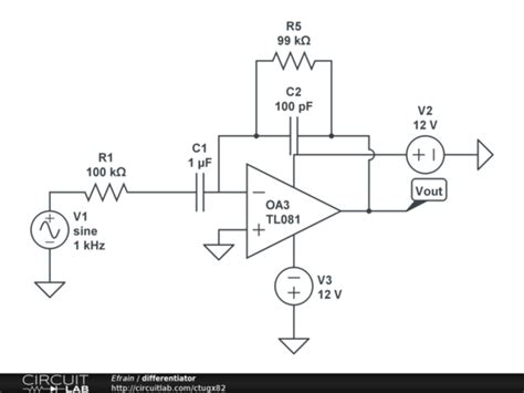 differentiator - CircuitLab