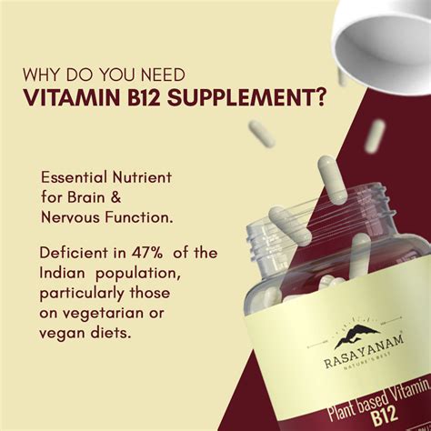 100% Plant-based Vitamin B12 - Rasayanam B12 Supplement - Rasayanam