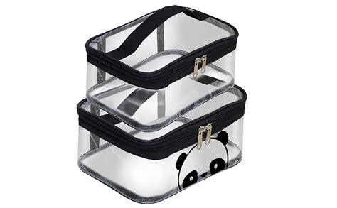 Buy SNDIA 2-Set Multipurpose Transparent Travel Pouch Makeup Toiletry ...