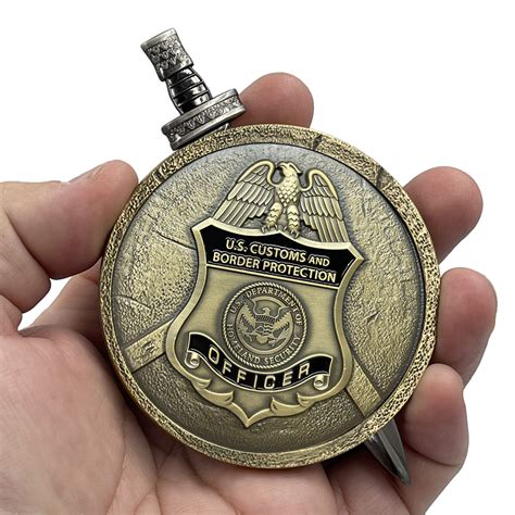 Buy EL4-018 CBP Officer Field Ops Shield with Removable Challenge Coin ...