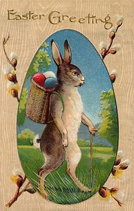 Image result for Copy Right Free Vintage Victorian Easter Bunny