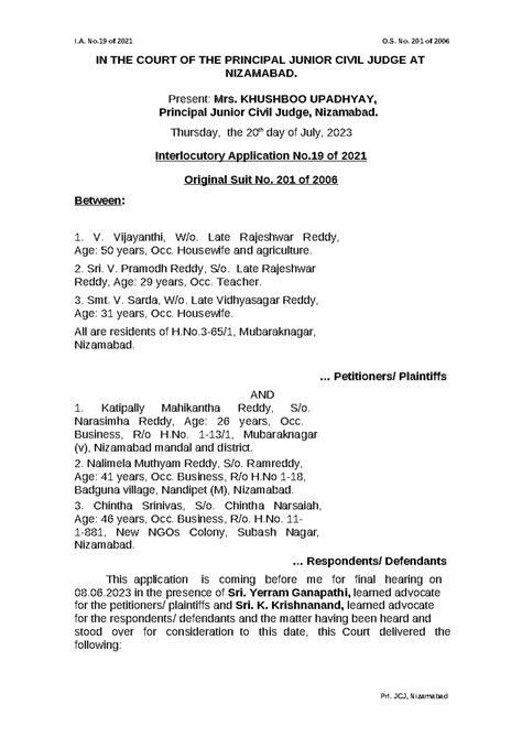 Display pdf - IN THE COURT OF THE PRINCIPAL JUNIOR CIVIL JUDGE AT ...