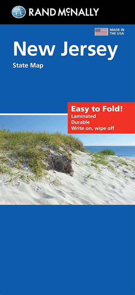 Buy Rand McNally Easy to Fold: New Jersey State Laminated Map Book ...