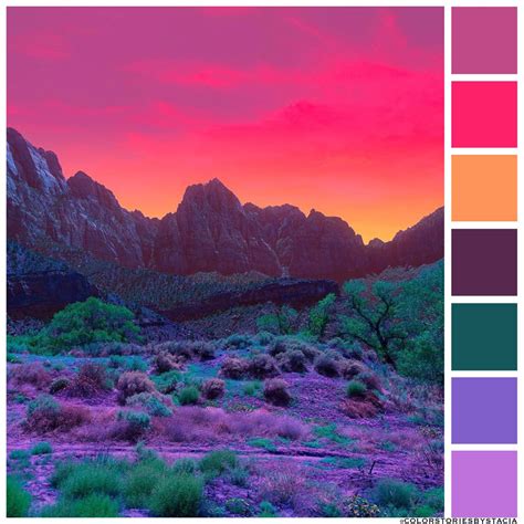 desert sunset | Sunset color palette, Desert colors, Color palette design