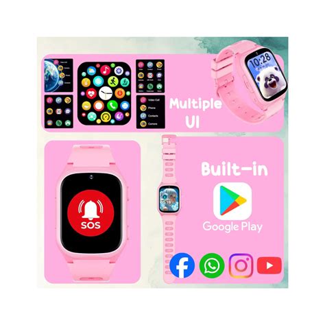 Spiky Chimera Android Smartwatch with Built in Jarvis AI Pink – Rainbow ...