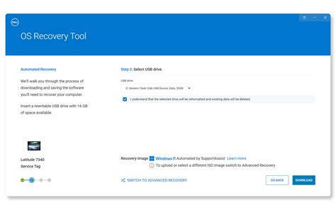 Image result for Using the Dell OS Recovery Tool