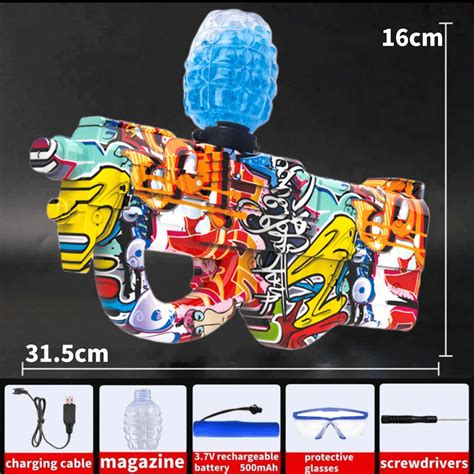 [USB Rechargeable Automatic Water Balloon Gun] Electric Ball Gun, High ...