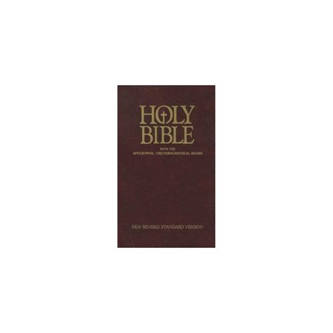 Holy Bible with the Apocryphal / Deuterocanonical Books [New Revised ...