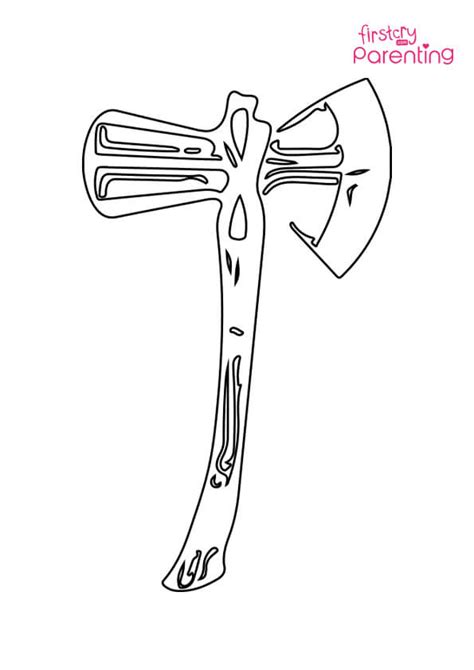 Cartoon Thor Coloring Page for Kids | FirstCry Parenting
