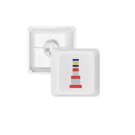 Summer Sail Tower Pixel PBT Keycaps for Mechanical Keyboard White OEM ...