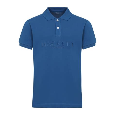 Buy Hackett London Boys Blue Front Branding Polo Online - 862611 | The ...