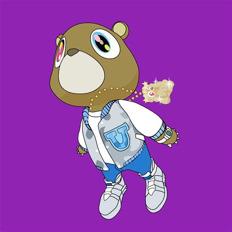 Kanye west Graduation Bear Vector - Rafito Zurc | Kanye west graduation ...
