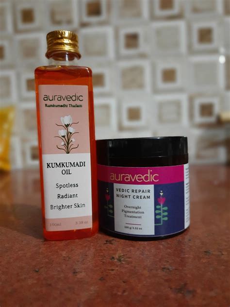 AURAVEDIC Overnight Skin Repair - Kumkumadi Thailam & Sandalwood ...