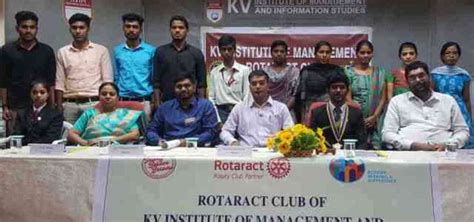 Rotaract Club of KV - Installation 2017-18 | KV Institute of Management ...
