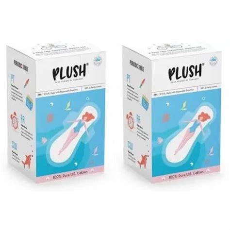 Buy PLUSH XXL EXTRA EXTRA LARGE U.S. COTTON SANITARY PADS WITH ...