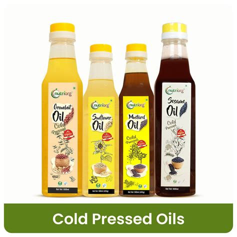 Cold Pressed Oils – Nutriorg
