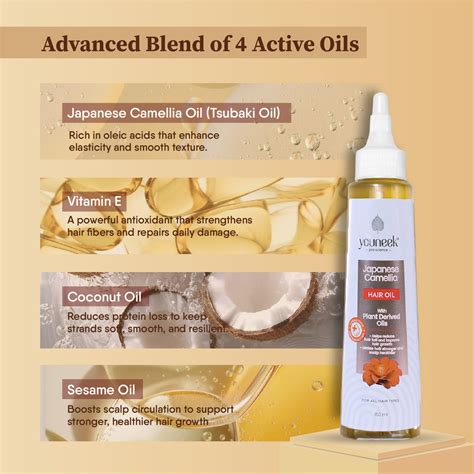 Japanese Camellia Oil for Stronger Hair | YouneekProScience