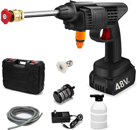 UMAVANSHI Cordless Portable Wireless Pressure Washer Gun 48V 12000mah ...