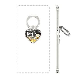cold master DIY lab Steak Bar France Toast Beer Heart Cell Phone Ring ...