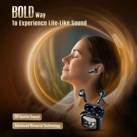 DwOTS BOLD Touchscreen TWS Earbuds with 1.83" HD Display – ACwO