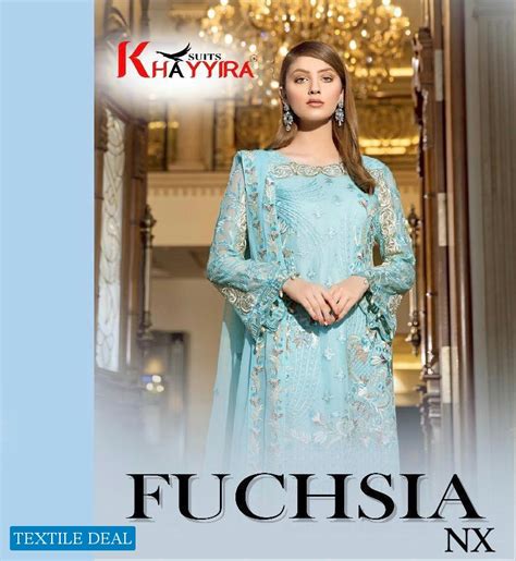 khayyira Fuchsia Nx Pakistani Concept Catalog - textiledeal.in
