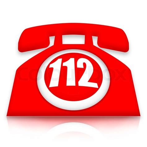 112 emergency phone | Stock image | Colourbox