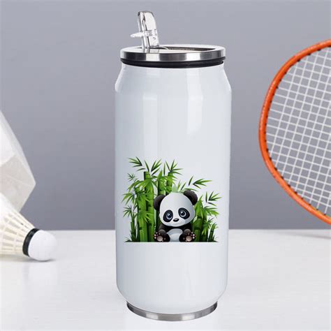 Chillaao Cute Panda Bamboo Tree Coke Can