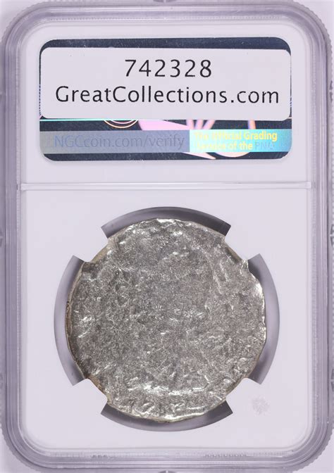 Spanish Colonial ND Silver 8 Reales El Cazador Shipwreck NGC Genuine ...