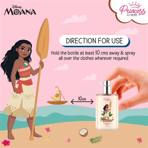 Princess by RENEE Disney Moana Tropical Bliss Fragrance Mist, 30ml ...