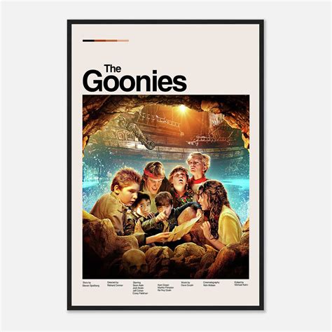 The Goonies Movie Poster, The Goonies Print - Citiesbox