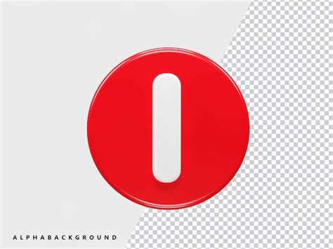 3d delete icon transparent element | Premium PSD