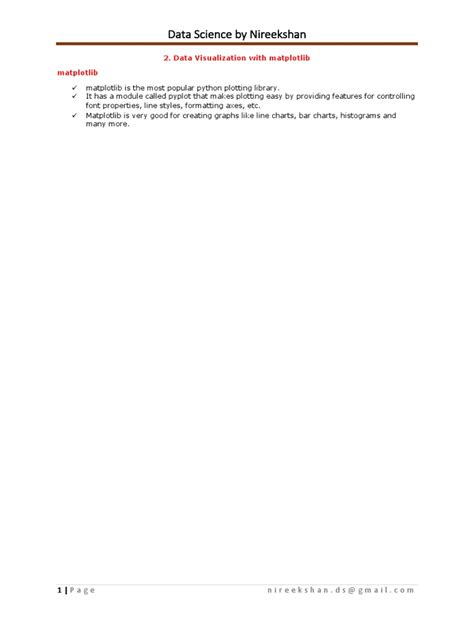 Data Visualization Matplotlib.pyplot 的图像结果