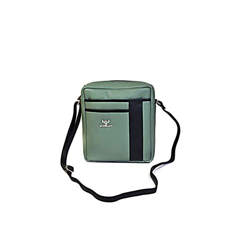Syraah Pista Square Sling Bag - Premium Compact Leather Crossbody – SYRAAH