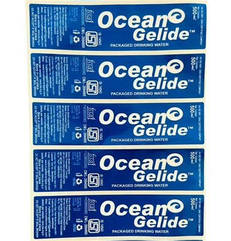 Paper Bottle Label Manufacturer from Indore